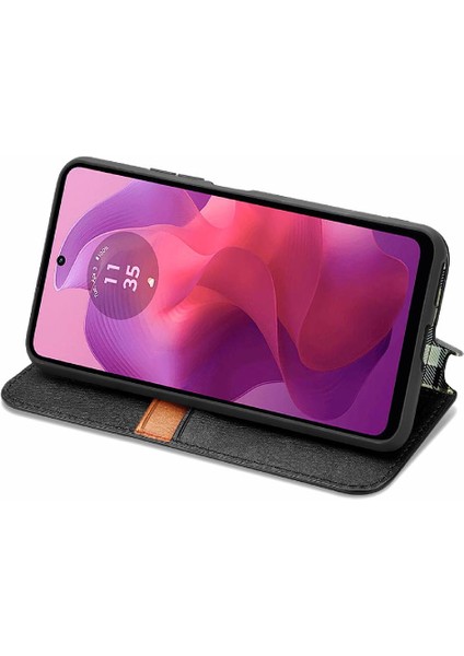Motorola Moto G24 Zarif Iş Moda Tasarım Cüzdan Kılıf (Yurt Dışından) fırsatları