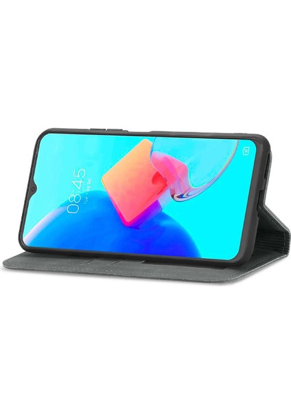 Tecno Spark 8p Kordon Deri Çanta Basit Iş Fermuar Için Kılıf (Yurt Dışından) fiyatları