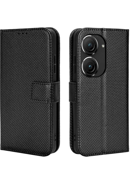 Asus Zenfone 9 Için Kılıf Manyetik Cüzdan Kart Tutucu Kickstand Kapak (Yurt Dışından) modelleri