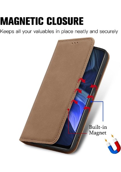 Infinix Not 10 Fermuar Cüzdan Basit Iş Kordon Deri Için Kılıf (Yurt Dışından)