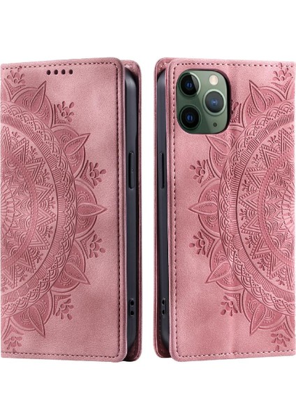 IPhone 11 Için Kılıf Pro Darbeye Kapak Kapak Yan Toka Kart Ekleme (Yurt Dışından)