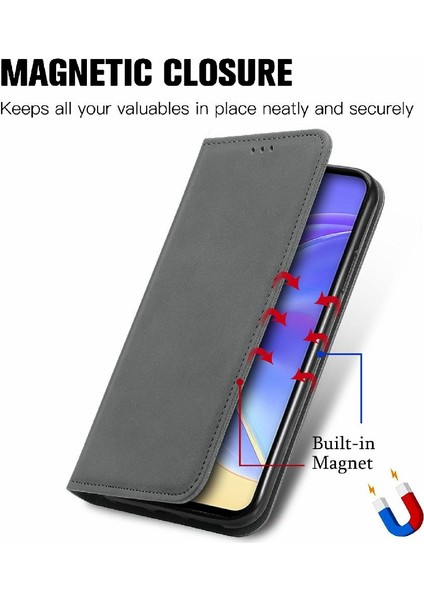 Vivo V21E 5g Için Basit Iş Deri Kılıf Kordon Fermuar Cüzdan (Yurt Dışından) fırsatları