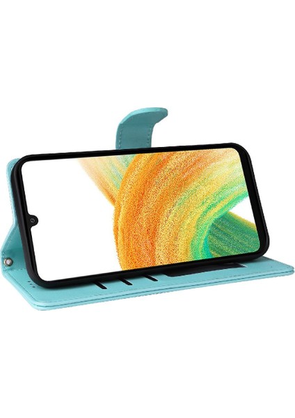 Samsung Galaxy A33 5g Için Flip Case Kapak Kılıf Cüzdan Basit (Yurt Dışından)