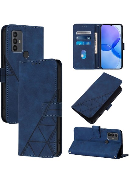 Tcl 30 Se Için Kılıf Cüzdan Kapak Kredi Kartı Tutucu Flip Folio Kitap Pu (Yurt Dışından)