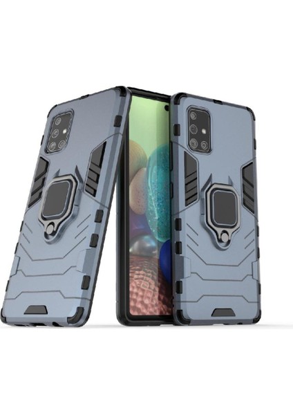 Samsung Galaxy A71 5g Darbeye Kapak Için Kılıf 360 &deg; Dönen Halka Askeri (Yurt Dışından)