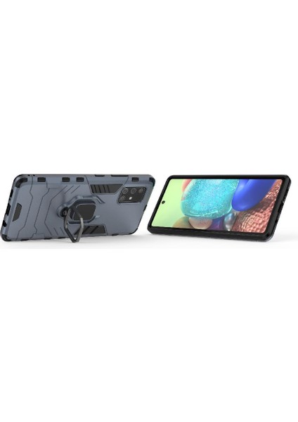 Samsung Galaxy A71 5g Darbeye Kapak Için Kılıf 360 &deg; Dönen Halka Askeri (Yurt Dışından)