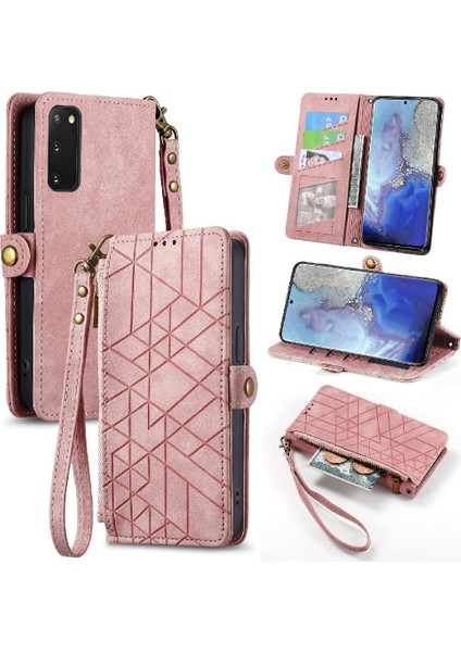 Samsung Galaxy S20 Için Flip Case Artı Kapak Çevirin Deri Kılıf Darbeye (Yurt Dışından)