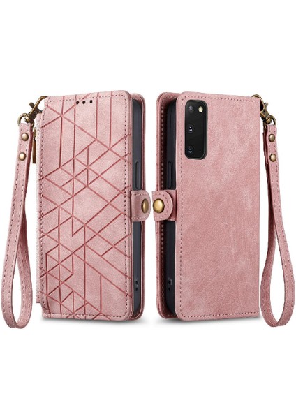Samsung Galaxy S20 Için Flip Case Artı Kapak Çevirin Deri Kılıf Darbeye (Yurt Dışından)