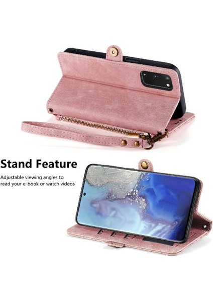 Samsung Galaxy S20 Için Flip Case Artı Kapak Çevirin Deri Kılıf Darbeye (Yurt Dışından)