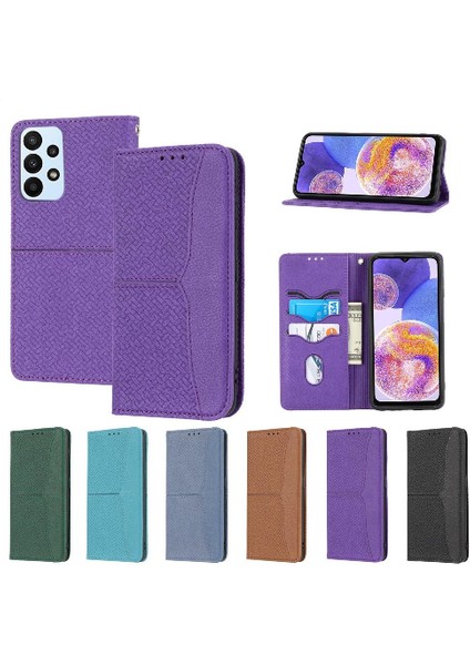 Samsung Galaxy A23 4g/5g Flip Folio Kitap El Cüzdan Kredi Kartı (Yurt Dışından)