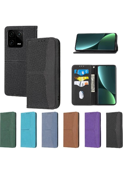 Xiaomi 13 Pro 5g Pu Deri Kapak Çevirin Folio Kitap El Cüzdan (Yurt Dışından)