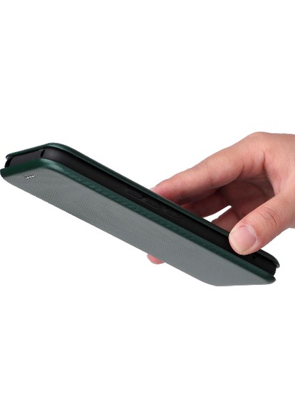 Tcl 20R 5G/20AX Tam Koruma Manyetik Karbon Fiber Kart Flip Için Kılıf (Yurt Dışından)