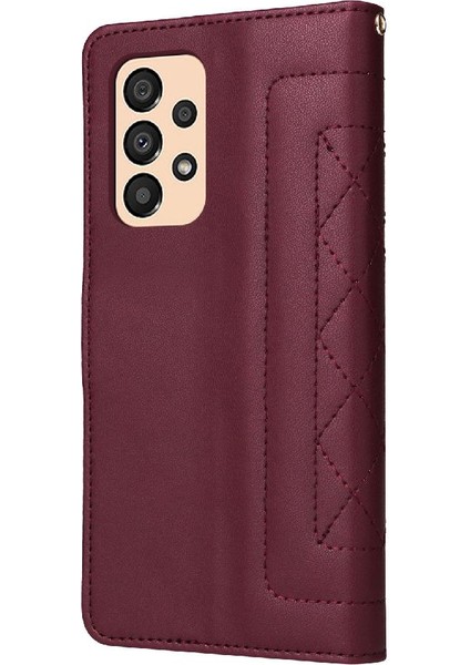 Samsung Galaxy A33 5g Için Flip Case Kapak Kılıf Cüzdan Basit (Yurt Dışından)