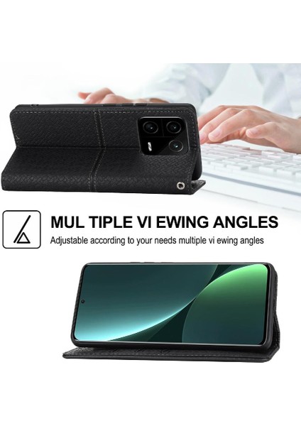 Xiaomi 13 Pro 5g Pu Deri Kapak Çevirin Folio Kitap El Cüzdan (Yurt Dışından)