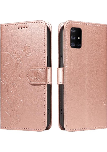 Samsung Galaxy A71 5g Cüzdan Telefon Kılıfı ve Kart Yuvası Kabartmalı (Yurt Dışından)