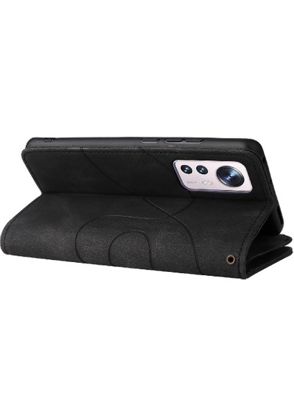 Xiaomi 12 5g Iki Renkli Dikiş Kickstand Koruyucu Fermuar (Yurt Dışından) fırsatları