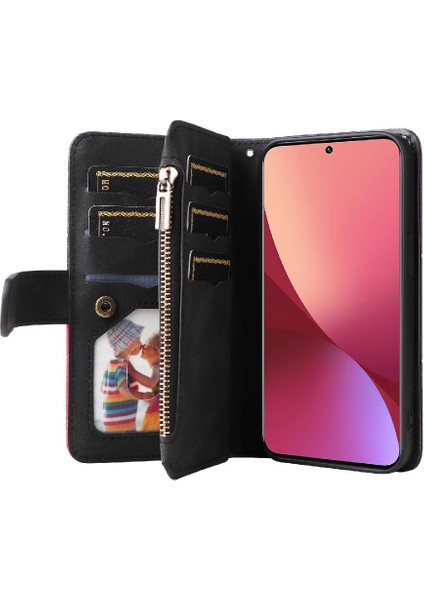 Xiaomi 12 5g Iki Renkli Dikiş Kickstand Koruyucu Fermuar (Yurt Dışından) indirimleri