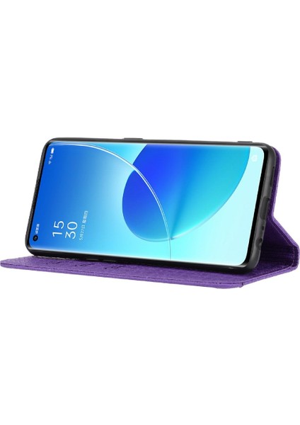 Oppo A93 5G/A74 5G/A54 5G/A93S Kredi Kartı Tutucu Flip Folio Kitap Için Kılıf (Yurt Dışından)