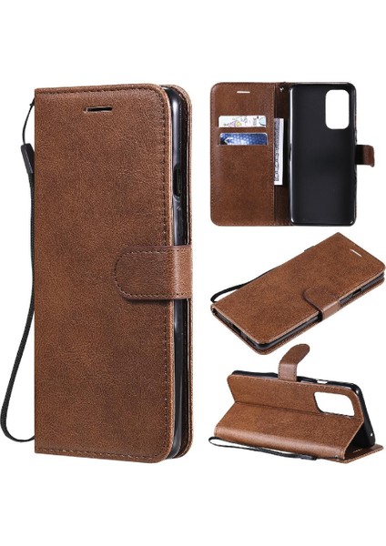 Kart Yuvası ile Oneplus 9 Için Flip Case Iş Cüzdan Telefon Kılıfı Yüksek (Yurt Dışından)