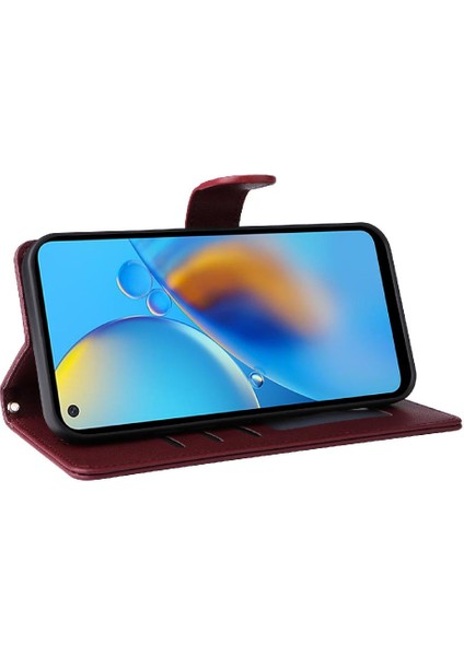 Oppo A74 Için Flip CASE/A95 4g Darbeye Cüzdan Basit Iş Deri (Yurt Dışından) fırsatları