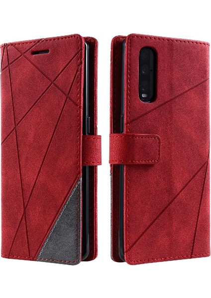 Oppo Bulmak Için Kılıf X2 Manyetik Cüzdan Flip Folio Darbeye Kart Tutucu Pu (Yurt Dışından)