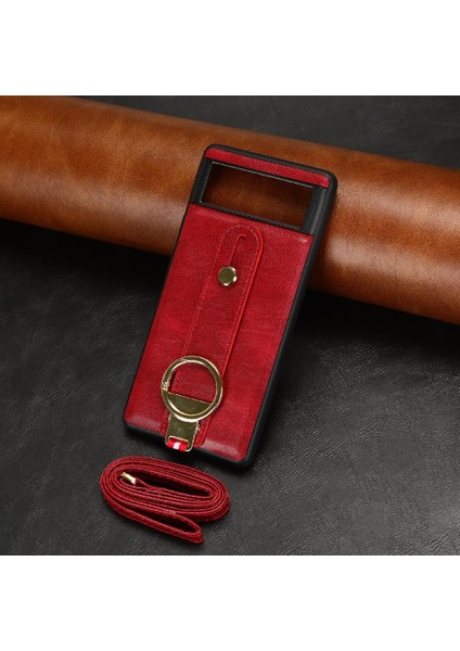 Google Pixel 6 Premium Pu Deri Uyumluluk Bilek Kayışı Için Kılıf (Yurt Dışından) modelleri