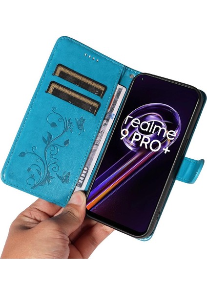 Realme 9 Pro Artı ve El ile Kart Yuvası Kabartmalı Kelebek Için Kılıf (Yurt Dışından) indirimleri