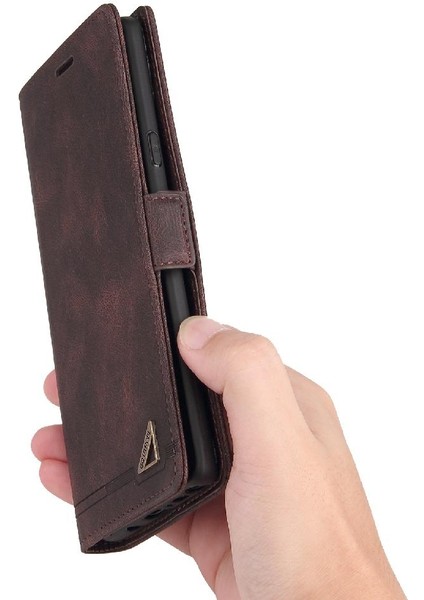 Samsung Galaxy Note8 Iki Kart Yuvaları Premium Deri Kickstand Için Kılıf (Yurt Dışından)