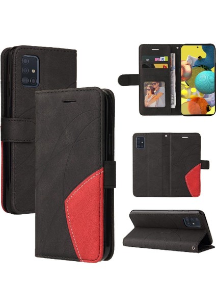 Samsung Galaxy A51 4g Pu Deri Flip Folio Kılıf Kart Yuvası ile (Yurt Dışından)
