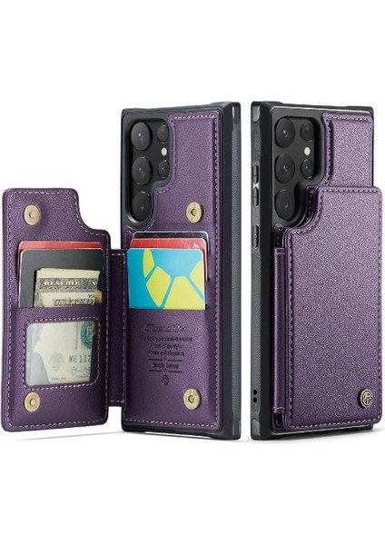 Samsung Galaxy S22 Ultra Kickstand Ince Darbeye Dayanıklı Caseme Cüzdan Kılıf (Yurt Dışından) fiyatları