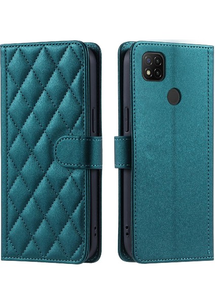 Telefon Kılıfı Için Xiaomi Redmi 9c Flip Folio Cüzdan El Kayışı Manyetik (Yurt Dışından)