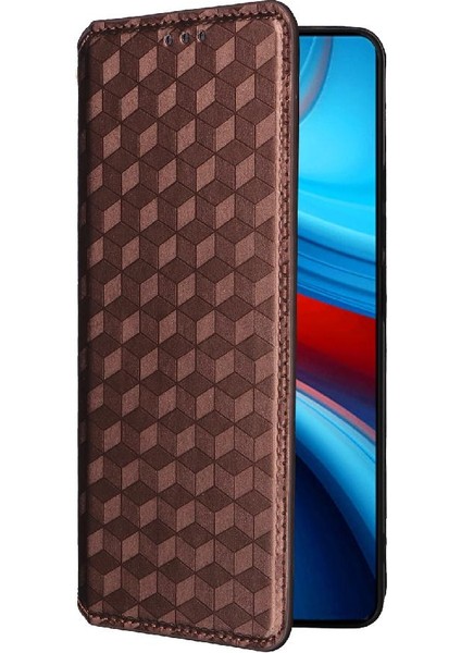 Xiaomi Poco X6 Neo 5g Pu Deri 3D Desen Kart Yuvaları Tutucu (Yurt Dışından)