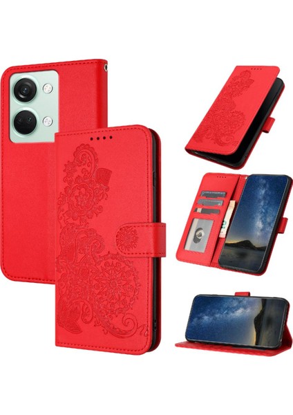Kart Yuvası Standı ile Oneplus Ace 2V Pu Deri Manyetik Kapatma Için Kılıf (Yurt Dışından)