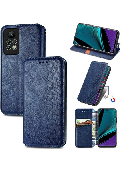 Infinix Not 11 Pro Zarif Iş Flip Kapak Kılıf Için Kılıf (Yurt Dışından)