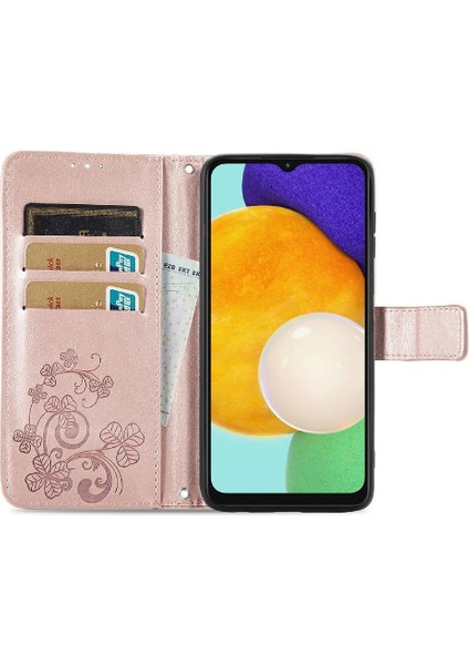 Samsung Galaxy A13 5g Dört Yapraklı Yonca Kısa Kayış Deri Kılıf (Yurt Dışından) fırsatları