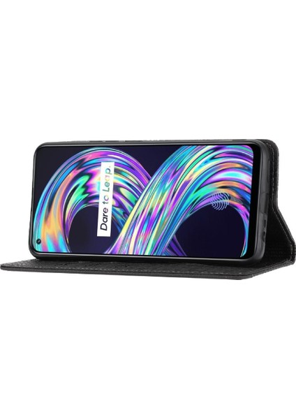 Realme 8 Pro 4g Için Kılıf/realme 8 4g Flip Folio Kitap Kredi Kartı Tutucu Pu (Yurt Dışından) fırsatları