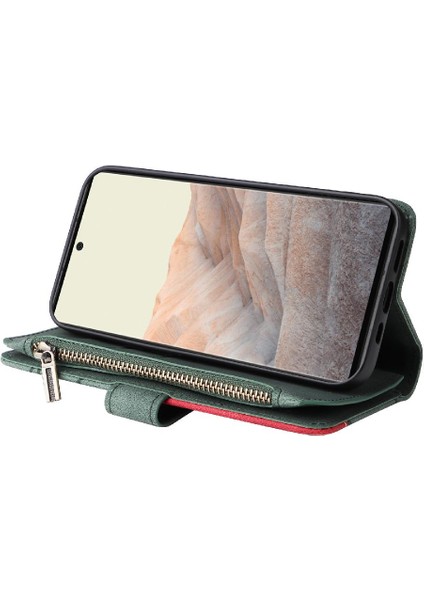 Google Piksel 6 Pro Dokuz Kart Yuvaları Için Kılıf Kickstand Koruyucu Fermuar (Yurt Dışından)