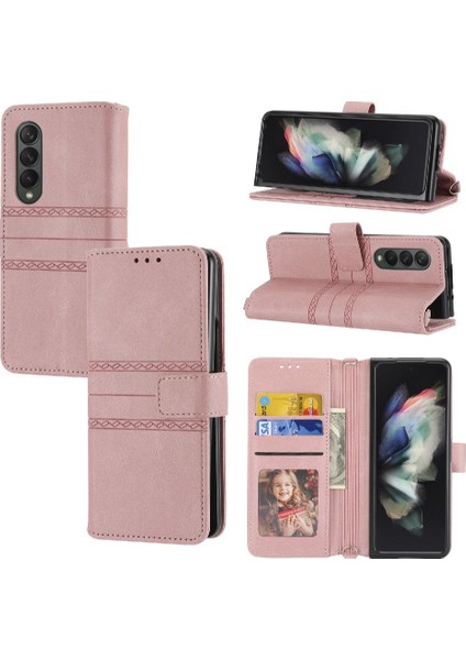 Samsung Galaxy Z Için Flip Case 5 3 5g Pu Deri Darbeye Koruyucu (Yurt Dışından)