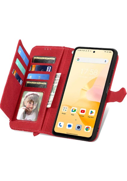 Blackview Shark8 Flip Fermuar Tarzı Cüzdan Çoklu Kart Yuvası Için Kılıf (Yurt Dışından) modelleri