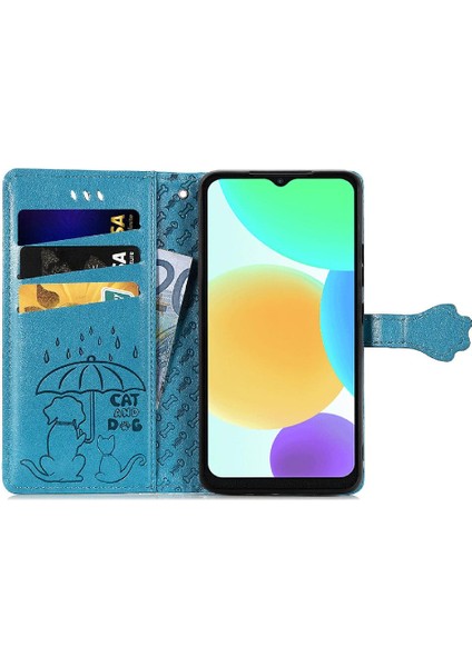Infinix Akıllı 6 Kılıf Için Kılıf Kısa Kayış Karikatür Hayvanlar Flip (Yurt Dışından)