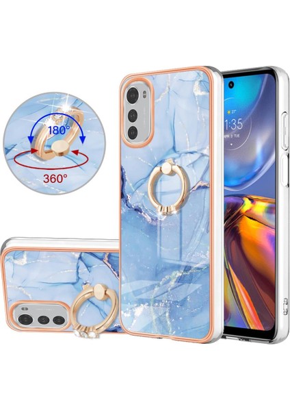 Motorola Moto Motorola 4g Tampon Mermer Darbeye Tpu Silikon 360 &deg; Için Kılıf (Yurt Dışından)