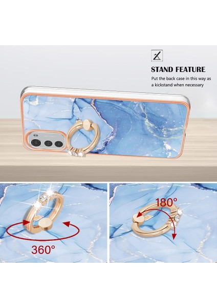 Motorola Moto Motorola 4g Tampon Mermer Darbeye Tpu Silikon 360 &deg; Için Kılıf (Yurt Dışından) fırsatları