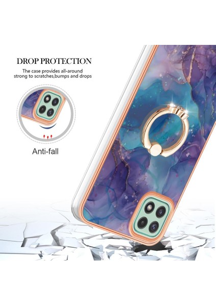 Samsung Galaxy A22 5g Tampon 360 &deg; Dönebilir Halka Mermer Tpu Için Kılıf (Yurt Dışından) fırsatları