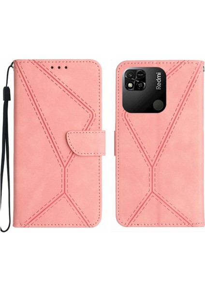 Xiaomi Redmi 10A Telefon Kılıfı Için Kılıf Yumuşak Pu Deri Deri Cüzdan Yüksek (Yurt Dışından)