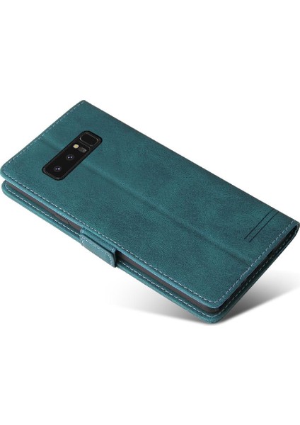 Samsung Galaxy Note8 Iki Kart Yuvaları Premium Deri Kickstand Için Kılıf (Yurt Dışından)