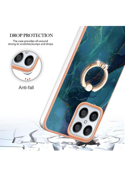 Onur X8 4g Tampon Için Kılıf 360 &deg; Dönebilir Halka Mermer Darbeye Tpu (Yurt Dışından) fiyatları