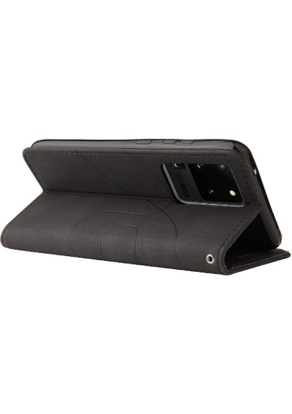 Samsung Galaxy S20 Ultra Pu Deri Flip Folio Kılıf Için Iki Renkli (Yurt Dışından)
