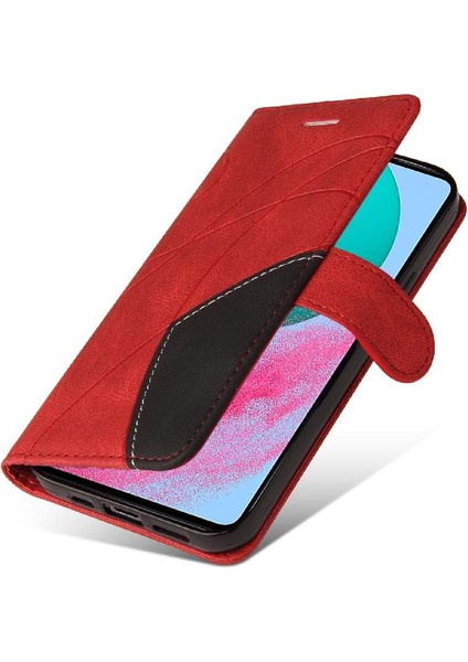 Samsung Galaxy M54 Kickstand Koruyucu Pu Deri Flip Folio Için Kılıf (Yurt Dışından)