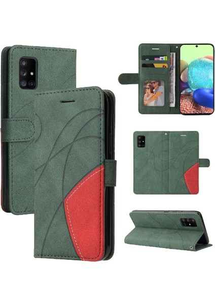 Samsung Galaxy A71 5g Pu Deri Flip Folio Kılıf Kart Yuvası ile (Yurt Dışından) indirimleri