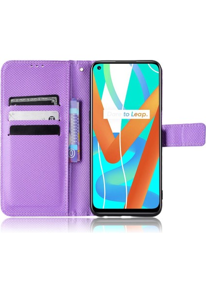 Realme 8 5g Kart Tutucu Manyetik Cüzdan Kickstand Kapak Için Kılıf (Yurt Dışından) indirimleri